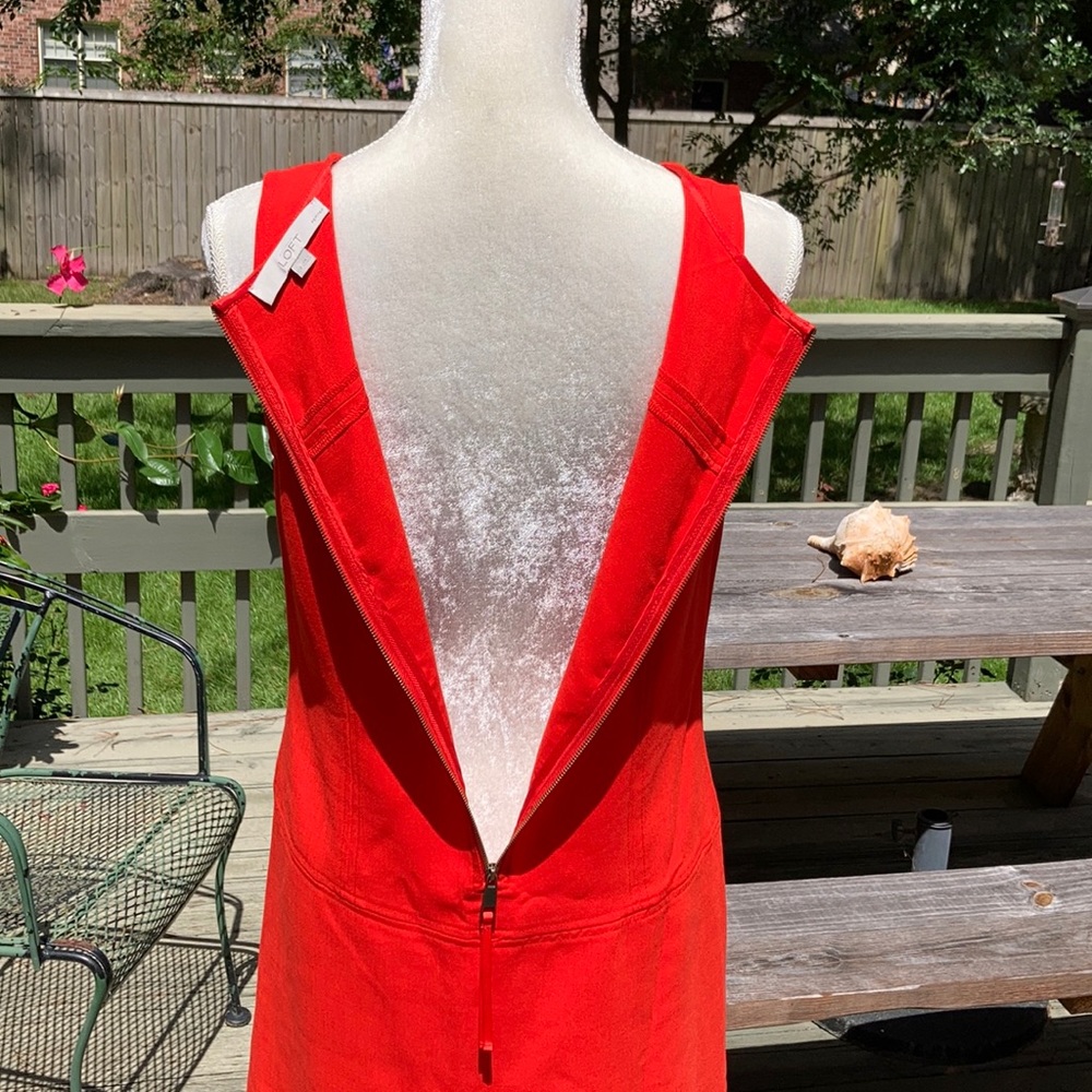 “Loft” Red Dress - Picture 9 of 13